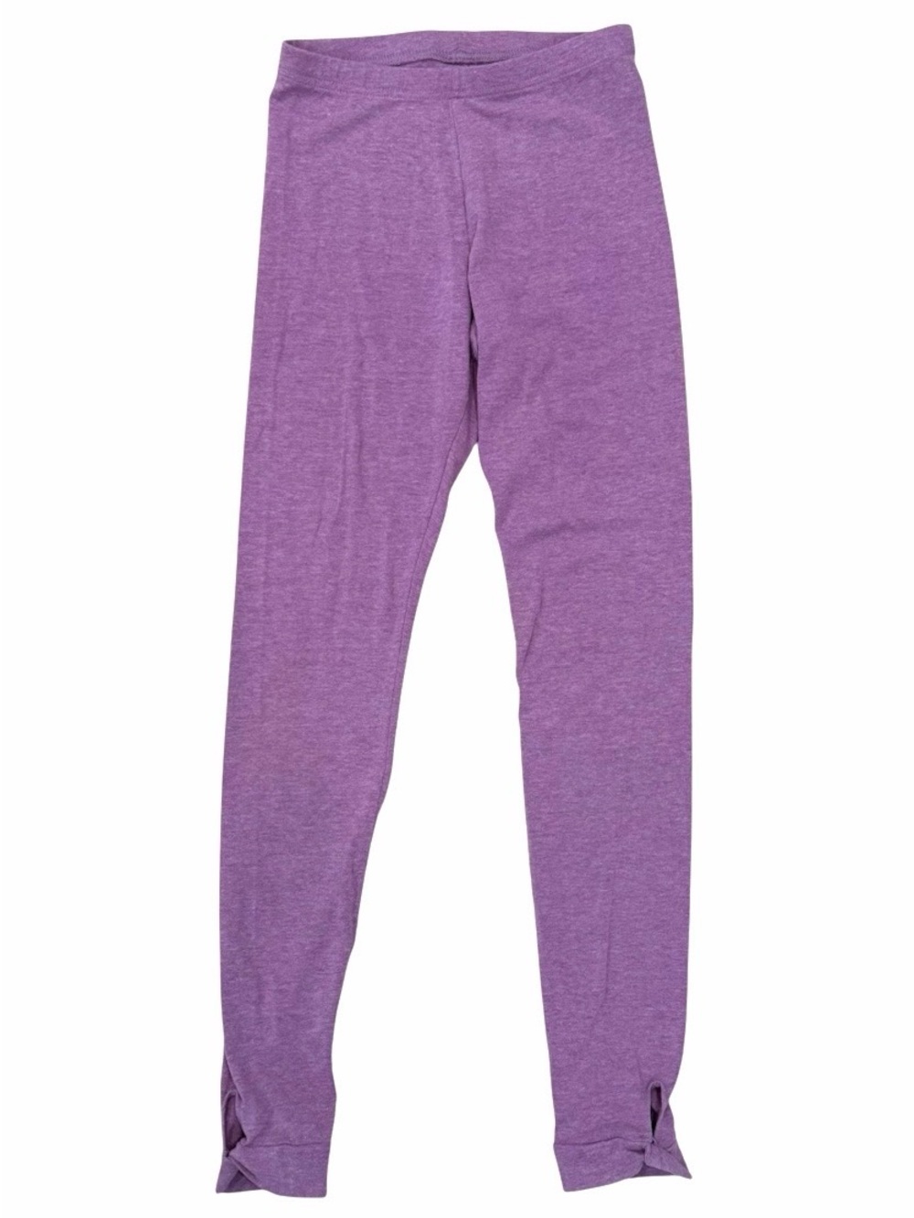 Old Navy Girls XL 14-16 Leggings Purple Elastic Waist Twist Hem Stretch